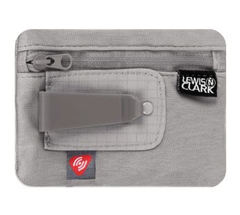 Lewis N. Clark RFID Hidden Clip Stash Money Belt Travel Pouch + Credit Card/Id Holder for