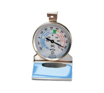 Comark RFT2AK Refrigerator/Freezer Thermometer Stainless Steel Construction, Grey