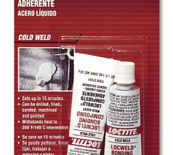 Loctite EA 9153 LocWeld, Two-Part Cold Weld Epoxy Adhesive: Heavy Duty, High-Strength, Hig