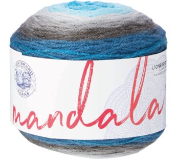 Lion Brand Yarn Mandala Yarn, Multicolor Yarn for Crocheting and Knitting, Craft Yarn, 1-P