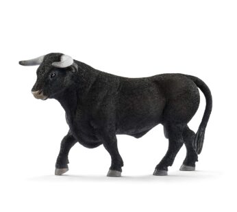 Schleich Farm World, Animal Toys for Boys and Girls 3 and Above, Black Bull Cow Toy Figuri