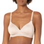 Warner's Women's Cloud 9 Super Soft Wireless Lightly Lined Comfort Bra 1269, Sand Shell, 3