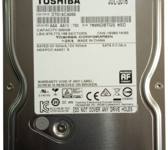Toshiba DT01ACA050 500 GB 3.5-Inch Internal Hard Drive 500