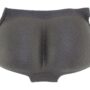 Men's Padded Butt Booster Booty Enhancer Molded Pad Boyshort, Black, Size Medium
