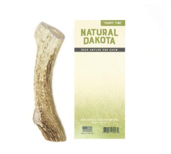 Natural Dakota Premium Deer Antler Chew Toys (Medium) Puppy Tine