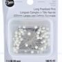 Dritz 68-9 Pearlized Pins, Long, White, 1-1/2-Inch (100-Count)