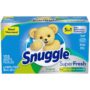 Snuggle Plus SuperFresh Fabric Softener Dryer Sheets with Static Control and Odor Eliminat