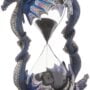 Design Toscano WU70646 Death's Door Dragon Gothic Decor Statue Hourglass Sand Timer, 6 Inc