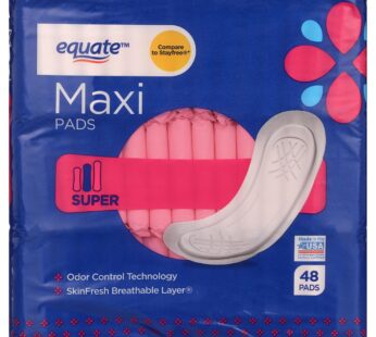 Equate Pads Super Multipack 48 Count by Equate
