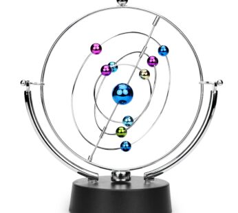 ScienceGeek Kinetic Art Asteroid – Electronic Perpetual Motion Desk Toy Home Decoration