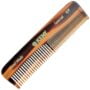 Kent A OT Double Tooth Hair Pocket Comb, Small Fine / Wide Tooth Comb For Hair, Beard and