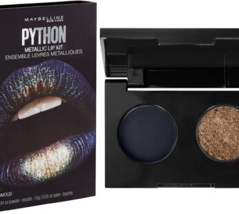 Maybelline New York Lip Studio Python Metallic Lip Makeup Kit, Venomous, 0.09 oz.