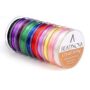 BEADNOVA 1mm Elastic Stretch Crystal String Cord for Jewelry Making Bracelet Beading Threa