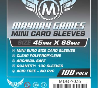 Mayday Games Mini Card Sleeve 45 MM X 68 MM pack of 100