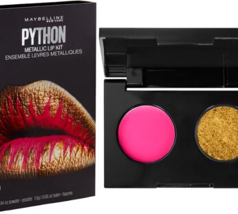 Maybelline New York Lip Studio Python Metallic Lip Makeup Kit, Wild, 0.09 oz.