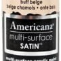 DecoArt DA509-30 Americana Multi-Surface Satin Acrylics Paint, 2-Ounce, Buff Beige
