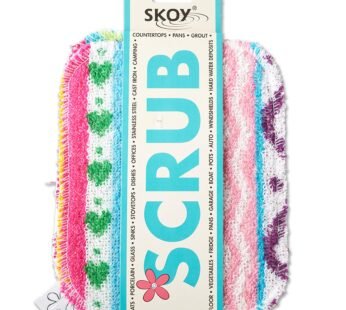 Skoy Scrub, 2-Pack , Non-Scratching, Reusable Scrub for Kitchen and Household Use, Environ