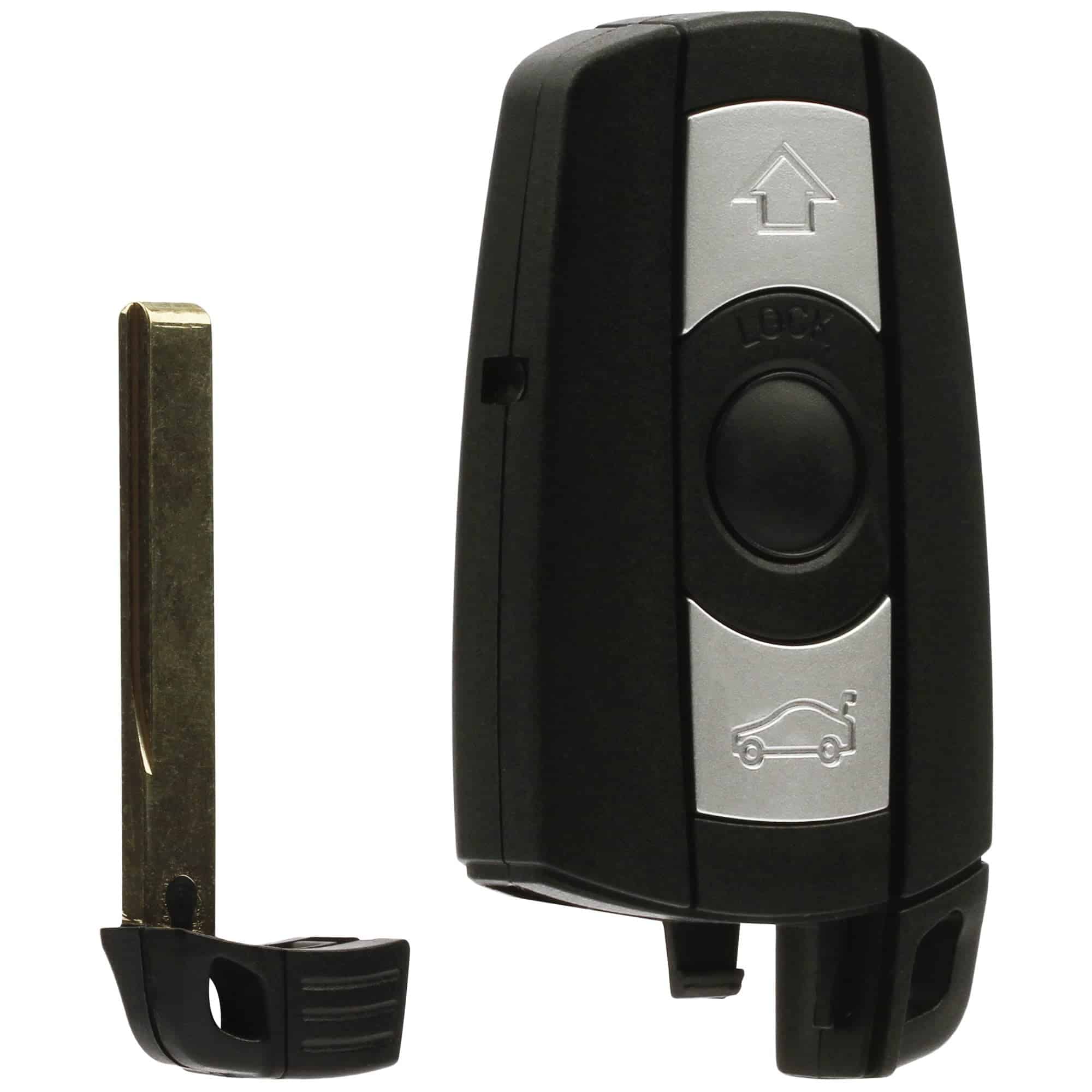 Car Key Fob Keyless Entry Remote fits BMW 3, 5, Series (KR55WK49123, KR55WK49127)