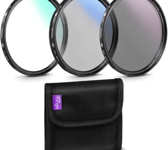 Altura Photo 52MM Lens Filter Kit – Includes 52MM ND Filter, 52MM Polarizer Filter, 52MM U