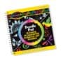 Melissa & Doug Scratch Art Doodle Pad With 16 Scratch-Art Boards and Wooden Stylus - FSC C