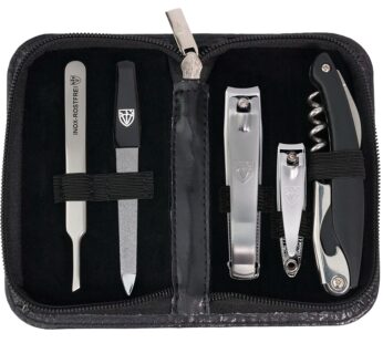 3 Swords Germany – brand quality 5 piece manicure pedicure grooming kit set for profession