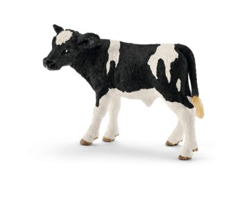 Schleich Farm World, Farm Animal Toys for Kids and Toddlers, Black and White Baby Holstein