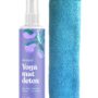 ASUTRA Yoga Mat Cleaner Spray (Peaceful Lavender), 4 fl oz - No Slippery Residue, Organic