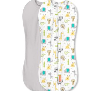 SwaddleMe Pod ? Newborn Size, 0-2 Months, 2-Pack (Excursion)