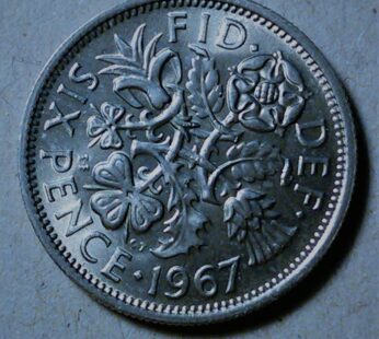 Stampbank 1967 Collectible six Pence / Uncirculated Sixpence 6p for Collectors