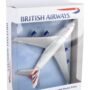 Daron Worldwide Trading RT6008 British Airways A380 Single Plane, White
