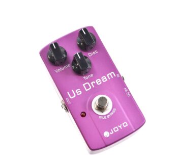 JOYO JF-34 US Dream Distortion Guitar Effect Pedal – True Bypass, DC 9V and Battery Suppor