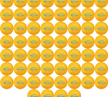 KEVENZ 60-Pack 3-Star 40+ Orange Table Tennis Balls,Advanced Ping Pong Ball