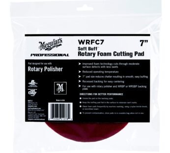 Meguiar s 7″ Soft Buff Rotary Foam Cutting Pad WRFC7 – Professional Rotary Cutting Pad, Pa