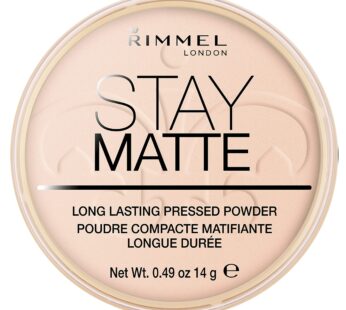 Rimmel London Stay Matte Long Lasting Pressed Powder – 002 Pink Blossom