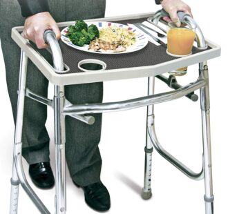 North American Walker Tray with Non-Slip Grip Mat