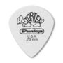 Jim Dunlop 478R.73 Tortex  White Jazz III, .73mm, 72/Bag