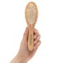 Small Hair Brush for Purse - Wooden Bristle Detangler Hairbrush For Detangling Women, Men