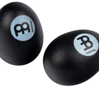 Meinl Percussion ES2-BK Set of Two Plastic Egg Shakers, Black