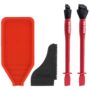 Sili Complete Silicone Glue Kit Wood Glue Up 4Piece Kit 2 Pack of Silicone Brushes 1 Tray