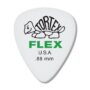 JIM DUNLOP Flex Standard .88mm Green Guitar Pick, 12 Pack