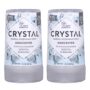 CRYSTAL  Travel Stick Mineral Deodorant - Unscented Body Deodorant With 24-Hour Odor Prote