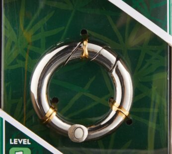 BePuzzled | Loop Hanayama Metal Brainteaser Puzzle Mensa Rated Level 1, for Ages 12 and Up