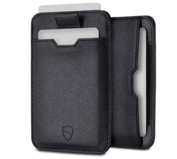 Vaultskin CHELSEA Slim Minimalist Front Pocket Leather Wallet with RFID Blocking for Men w