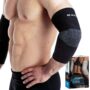 Mava Sports Elbow Sleeve Weightlifting Bamboo Elbow Brace Compression Support Sleeve for T