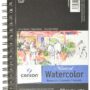 Canson Artist Series Watercolor Paper, Wirebound Pad, 5.5x8.5 inches, 20 Sheets (140lb/300