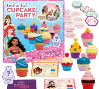 Wonder Forge Disney Princess Enchanted Cupcake Party Game – Exciting Matching Game | Fun f