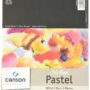 Canson Artist Series Mi-Teintes Pastel Paper, White, Wirebound Pad, 9x12 inches, 16 Sheets