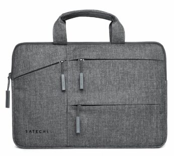Satechi Water-Resistant Laptop Bag Carrying Case with Pockets – For MacBook Pro M2/ M1, Ma