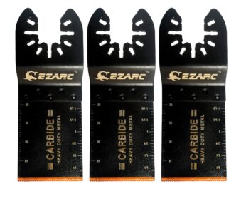 EZARC Oscillating Saw Blades, Carbide Multitool Blades Heary Duty for Hard Material, Metal