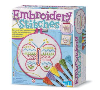 4M Embroidery Stitches Kit, 14 X 14centimeters, Multicolor